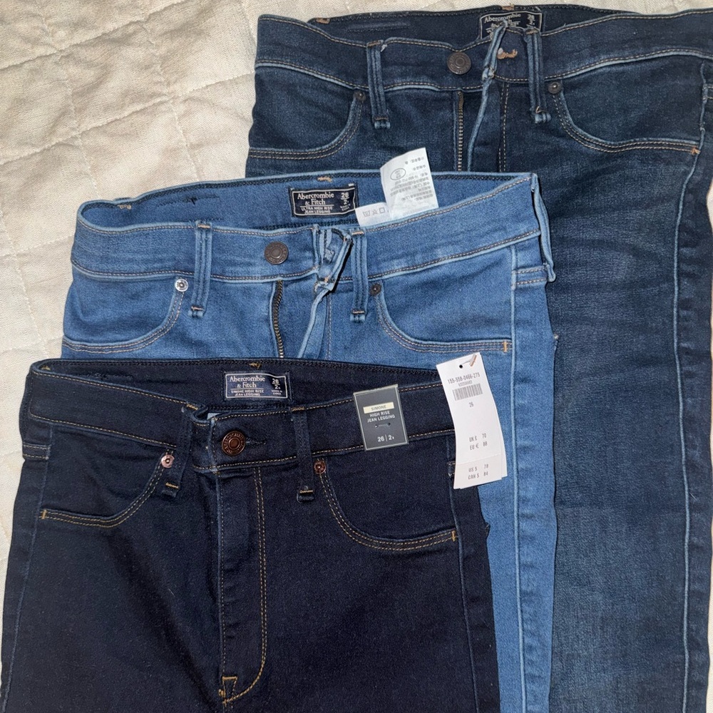High rise Jean leggings